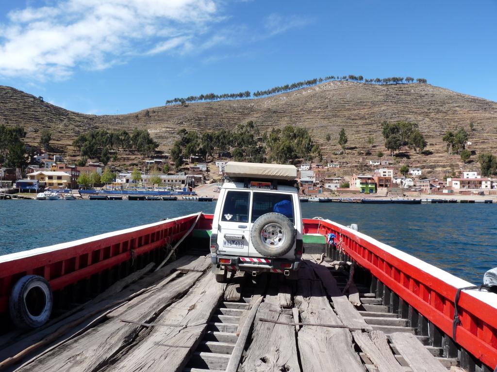 Bolivia: The ferry across Titicaca